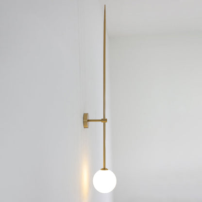 Mobile Wall Lamp Small Size: ∅ 4.7″ x H 29.5″ / Gold 1001 Wall lamp