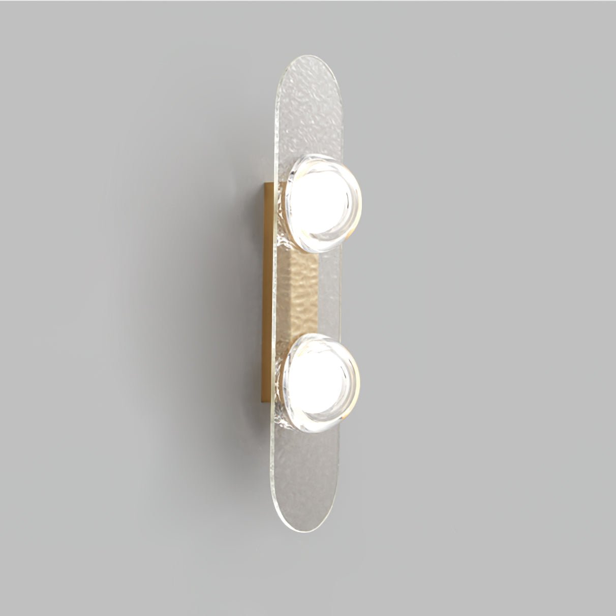 Modulo Brass Wall Light ∅ 4.7″ x H 18.9″ / Dia 12cm x H 48cm / Brass / 1 Piece Wall lamp