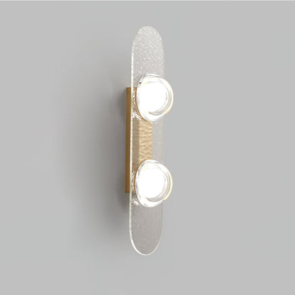 Modulo Brass Wall Light ∅ 4.7″ x H 18.9″ / Dia 12cm x H 48cm / Brass / 1 Piece Wall lamp