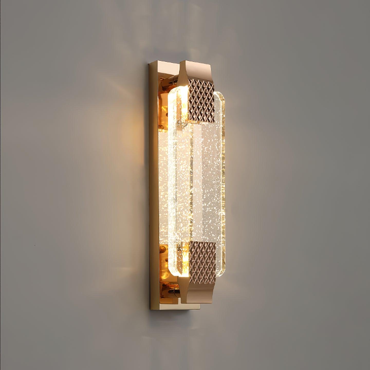 Moet Sconce ∅ 3.9″ x H 15.7″ / Dia 10cm x H 40cm / Gold / Warm Light Wall lamp