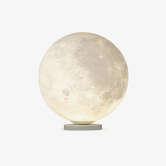 Moon Table Lamp ∅ 23.6″ x H 23.6″ / White & Warm Light / US Plug Table lamp