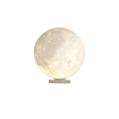 Moon Table Lamp ∅ 11.8″ x H 11.8″ / White & Warm Light / US Plug Table lamp