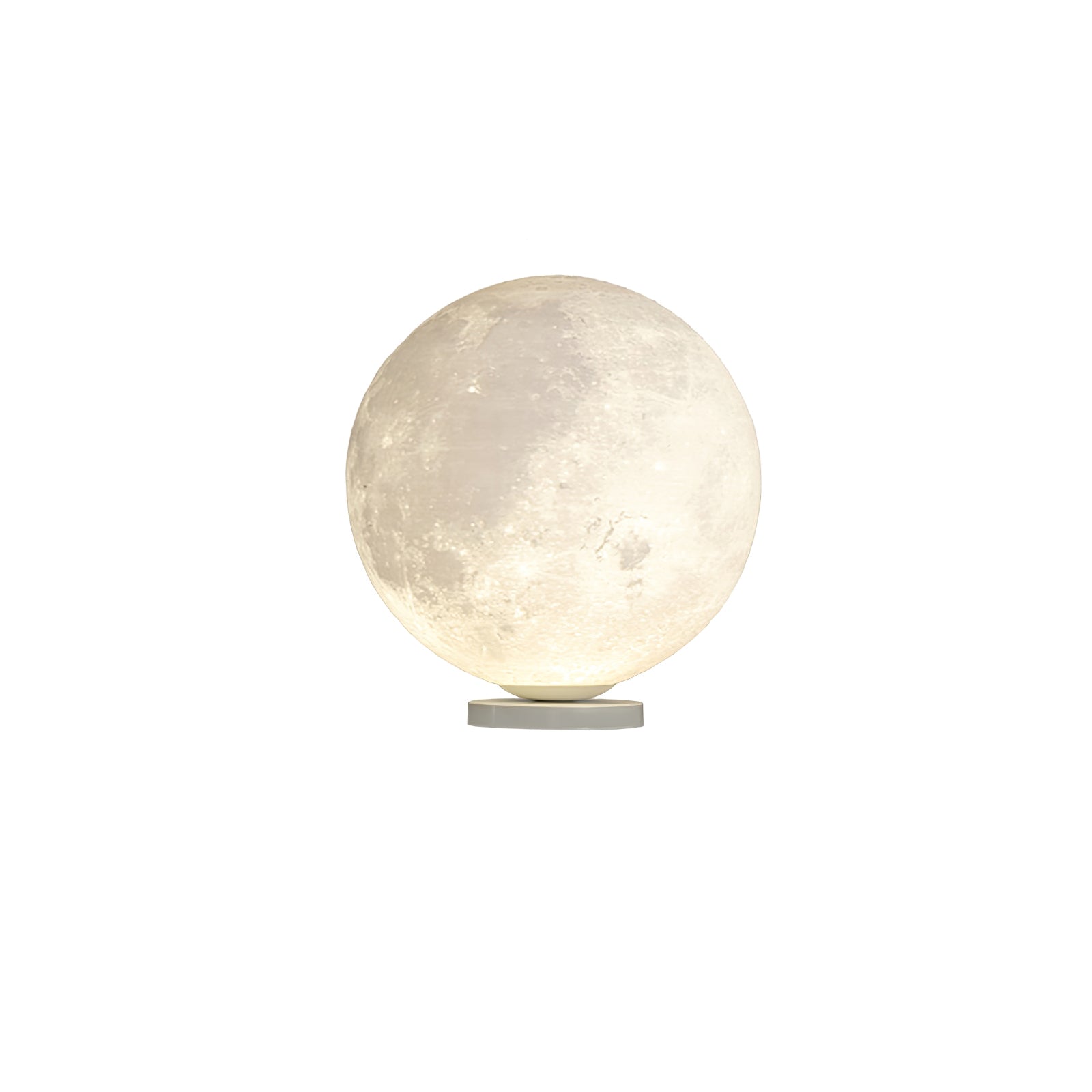 Moon Table Lamp ∅ 7.9″ x H 7.9″ / White & Warm Light / US Plug Table lamp