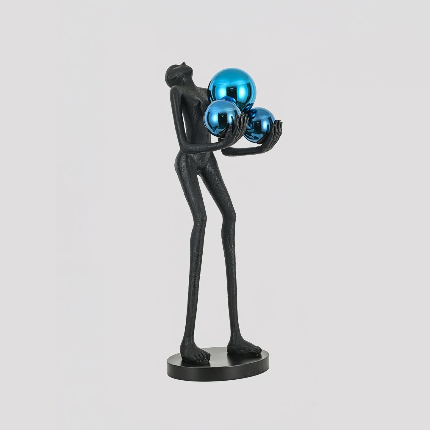 Moonlit Guardian Floor Lamp ∅ 17.7″ x H 47.2″ / Dia 45cm x H 120cm / Black & Blue / US Plug Floor lamp