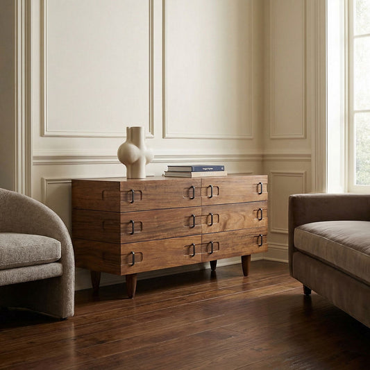 David 6 Drawer Sideboard