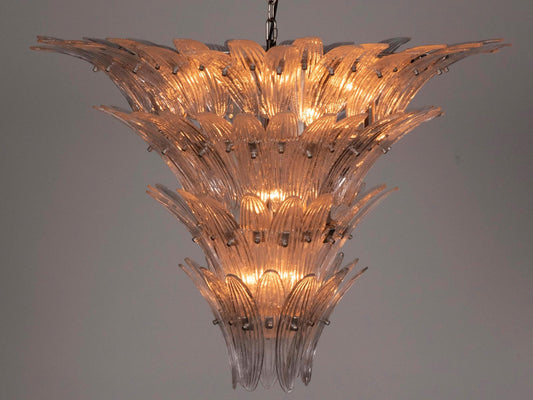 Noir Emperor 16-Light Antique Silver Chandelier