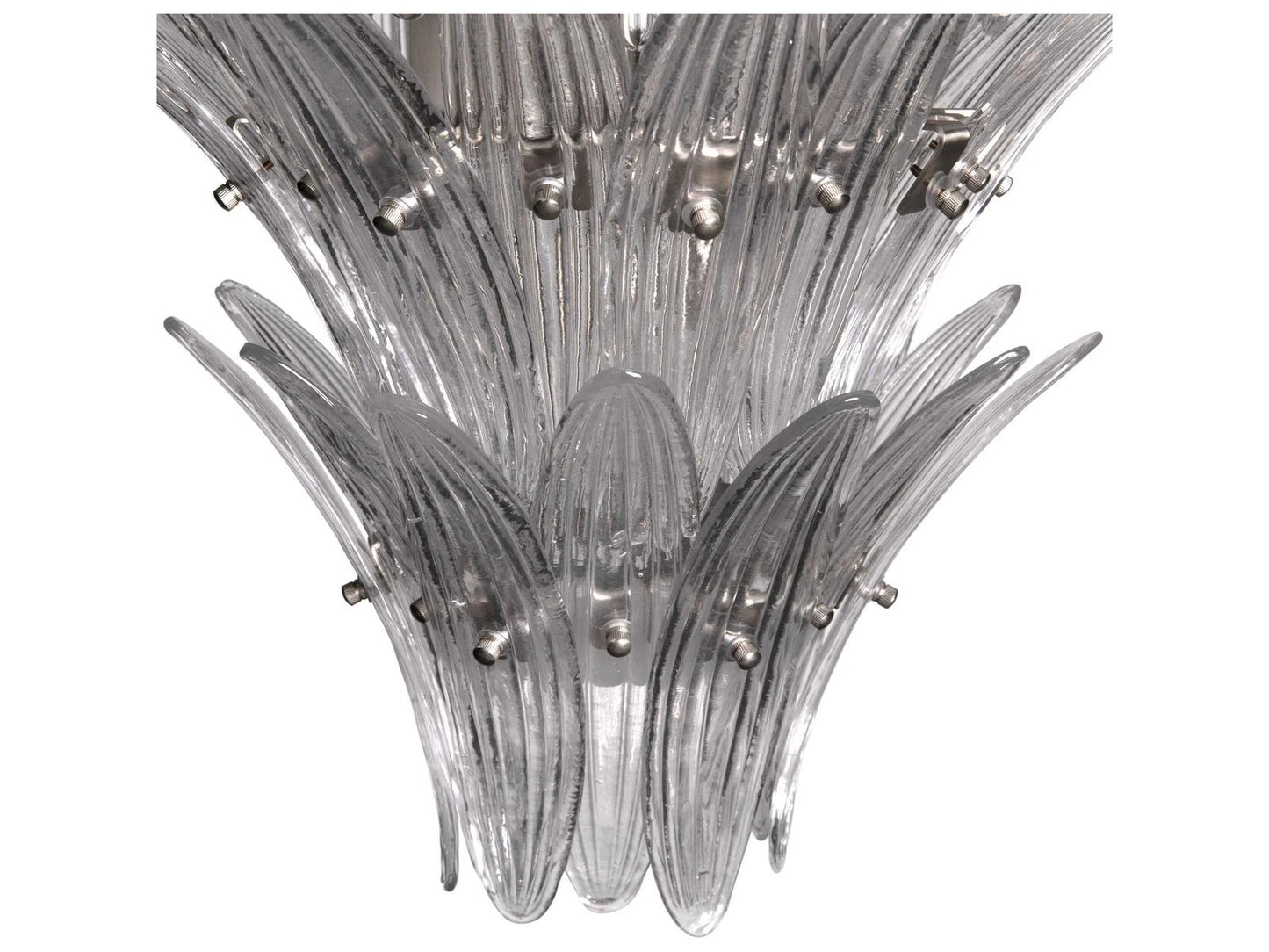 Noir Emperor 16-Light Antique Silver Chandelier