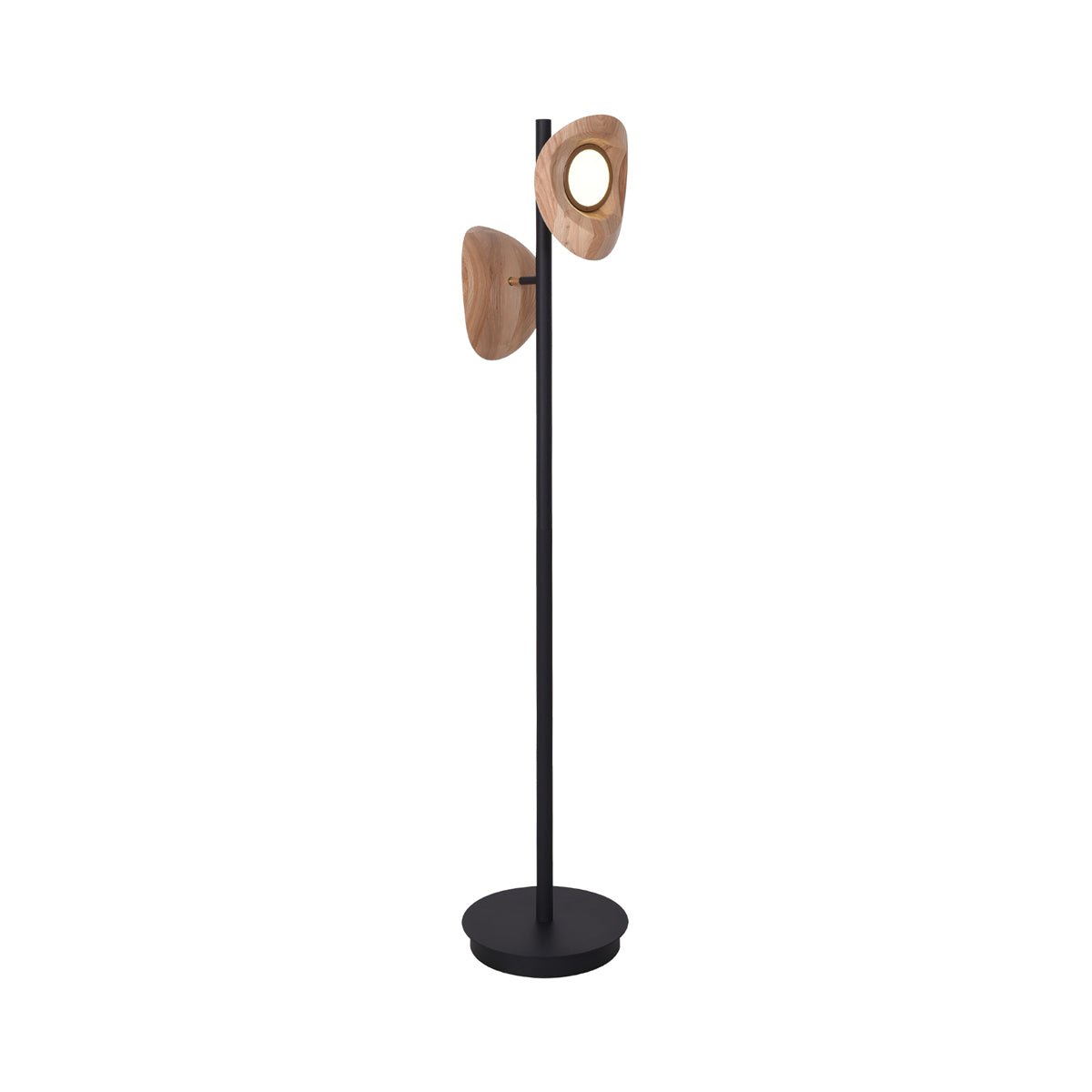 Nest Floor Lamp ∅ 11.8″ x H 59″ / Wood Color / US Plug Floor lamp