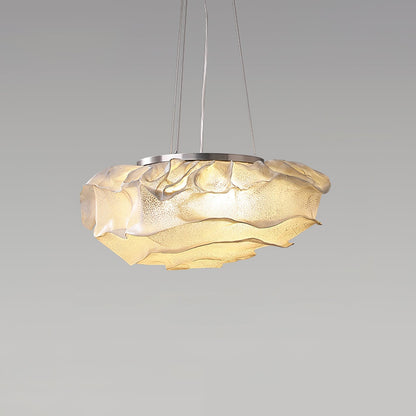 Opulent Cloud Pendant Light ∅ 23.6″ x H 9.8″ / Dia 60cm x H 25cm / Stainless Steel & White Pendant light