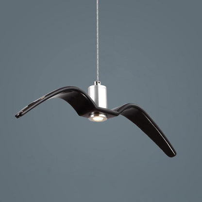Aviara LED Pendant Light Resin Black A Dia 38cm x H 8cm / Warm Light 1001 Pendant light