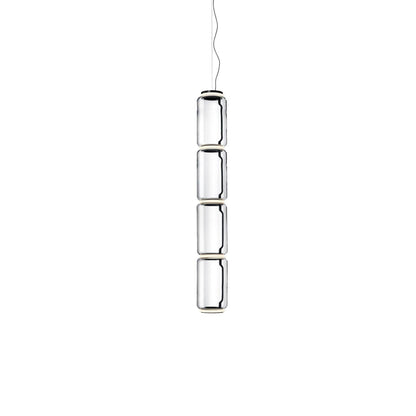 Cylindrical LED Pendant Light ∅ 7.1″ x H 50.4″ / Dia 18cm x H 128cm / Warm Light 1001 Pendant light