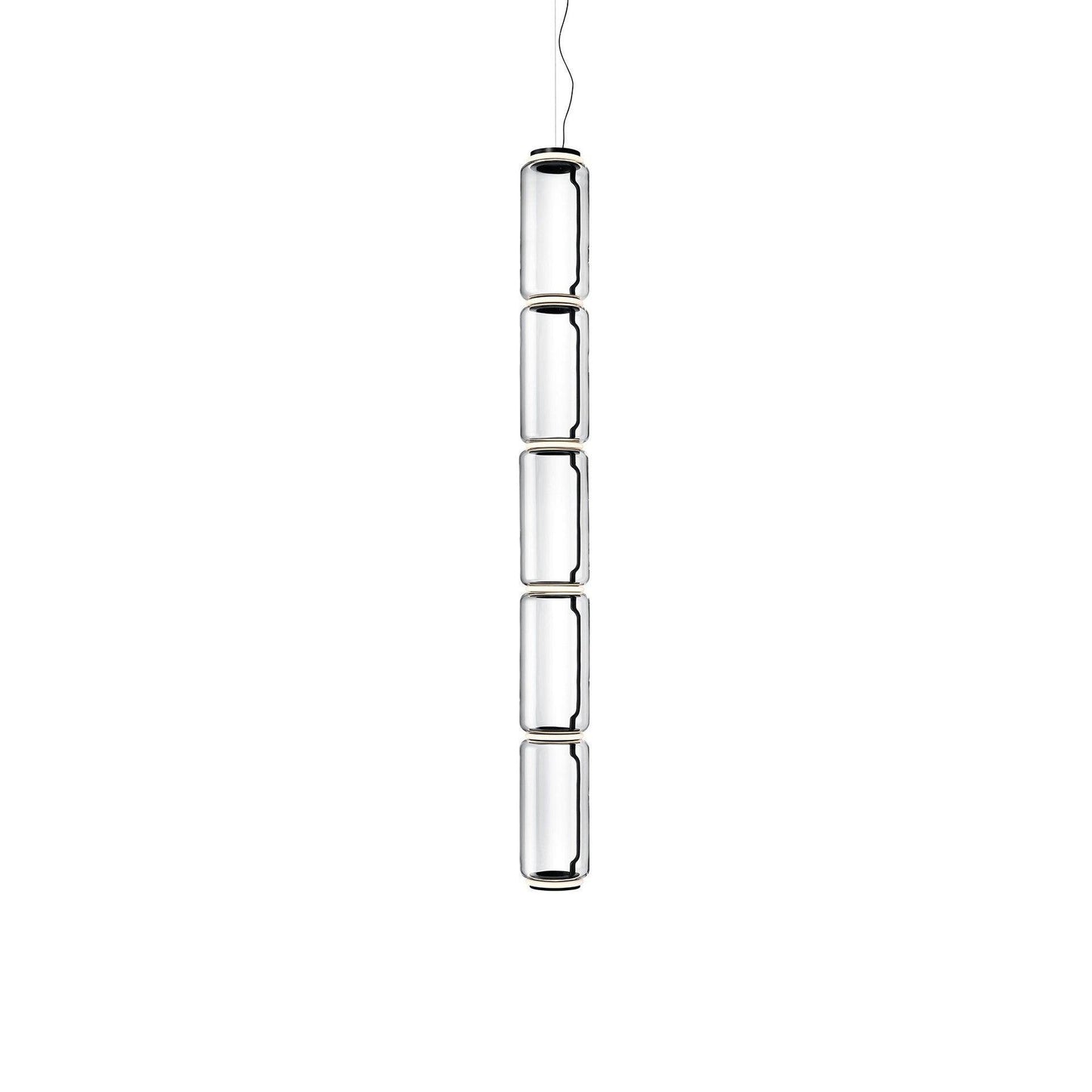 Cylindrical LED Pendant Light ∅ 7.1″ x H 62.9″ / Dia 18cm x H 160cm / Warm Light 1001 Pendant light