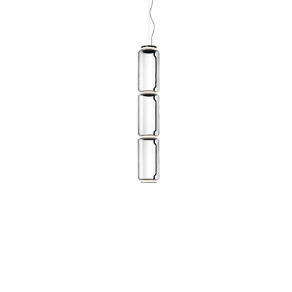 Cylindrical LED Pendant Light ∅ 7.1″ x H 37.8″ / Dia 18cm x H 96cm / Warm Light 1001 Pendant light