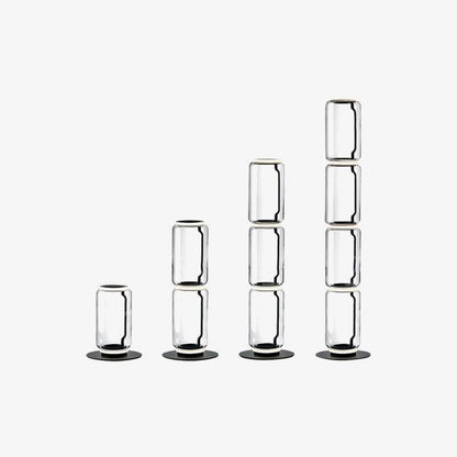 Bamboo Glass Floor Lamp Floor lamp