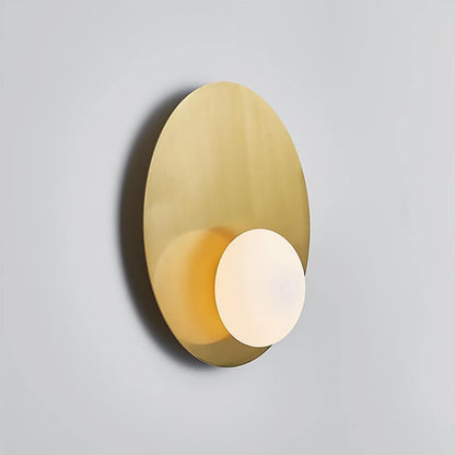 Nodes Angled Wall Sconce ∅ 13.4″ x H 13.4″ / Dia 34cm x H 34cm / Gold / Warm White Wall lamp