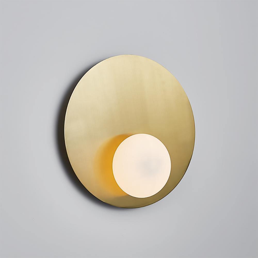 Nodes Angled Wall Sconce ∅ 18.9″ x H 18.9″ / Dia 48cm x H 48cm / Gold / Warm White Wall lamp