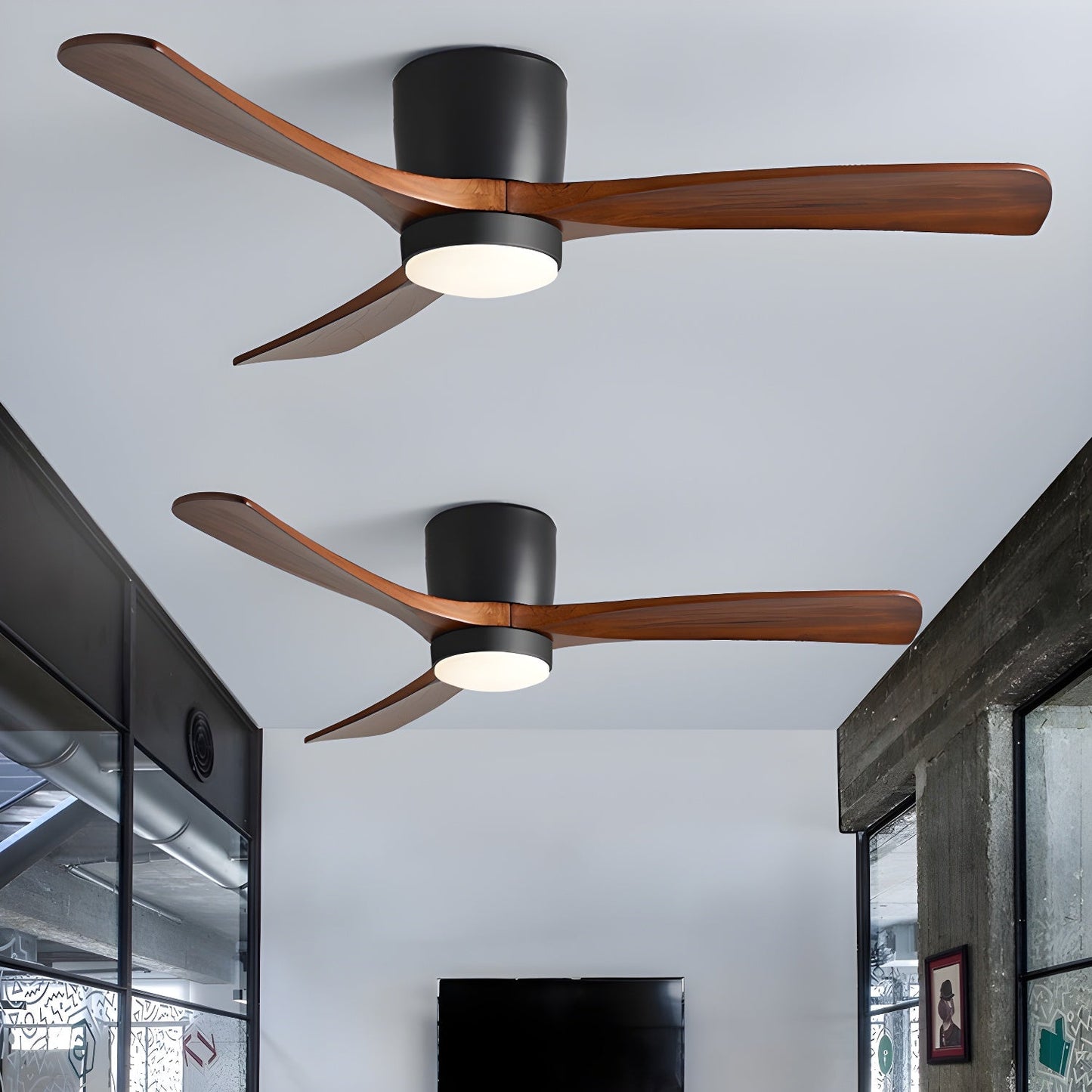 Nordic Wooden 42’’/48’’ Ceiling Fan Light Ceiling fan light