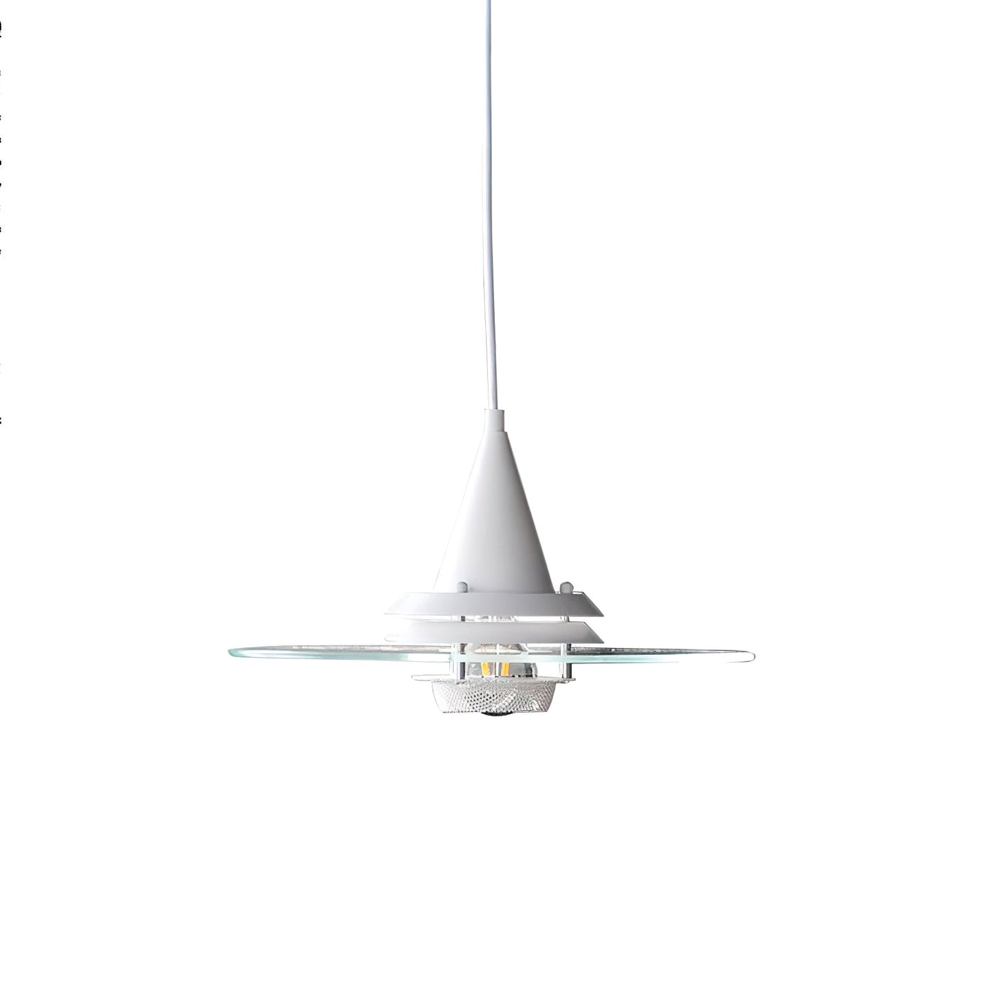 Nova Disc Pendant Light ∅ 11.8″ x H 7.9″ / White Pendant light