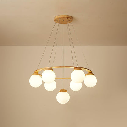 Miira Wood Chandelier Chandelier
