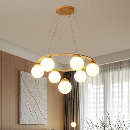 Miira Wood Chandelier Chandelier