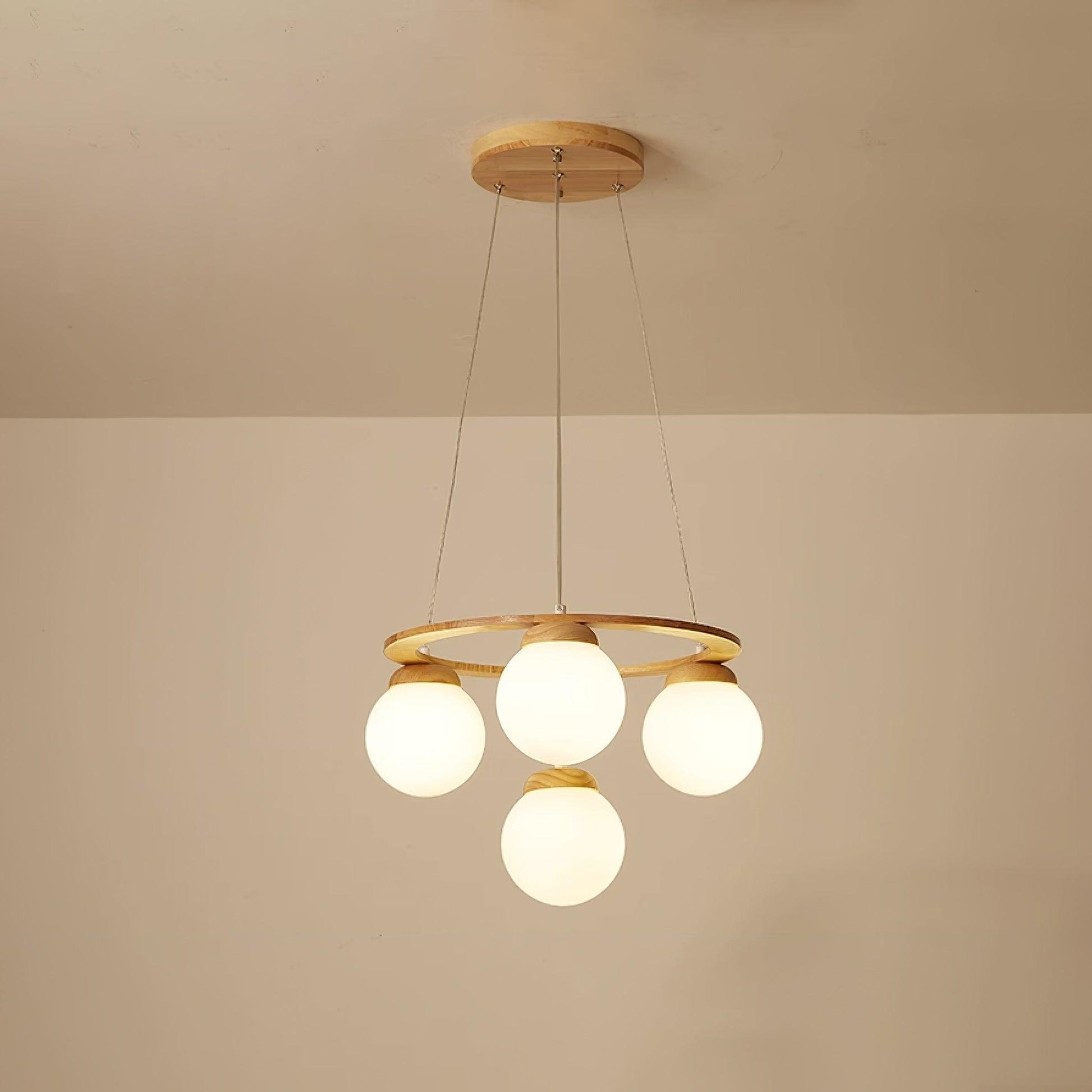 Miira Wood Chandelier Chandelier