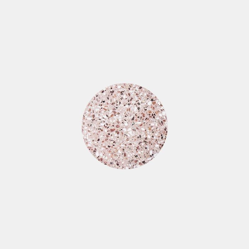 Terrazzo Wall Lamp ∅ 7″ x H 1.7″ / Dia 18cm x H 4.3cm / Pink / Warm Light Wall lamp