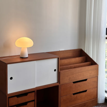 Obello Portable Built-in Battery Table Lamp ∅ 8.7″ x H 9.4″ / Dia 22cm x H 24cm / White / Three-Color Changing Light
