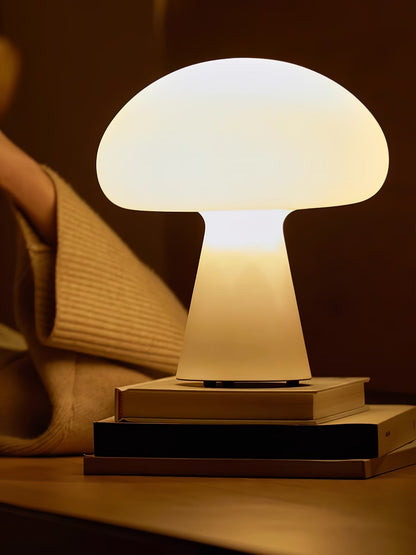 Obello Portable Built-in Battery Table Lamp ∅ 8.7″ x H 9.4″ / Dia 22cm x H 24cm / White / Three-Color Changing Light