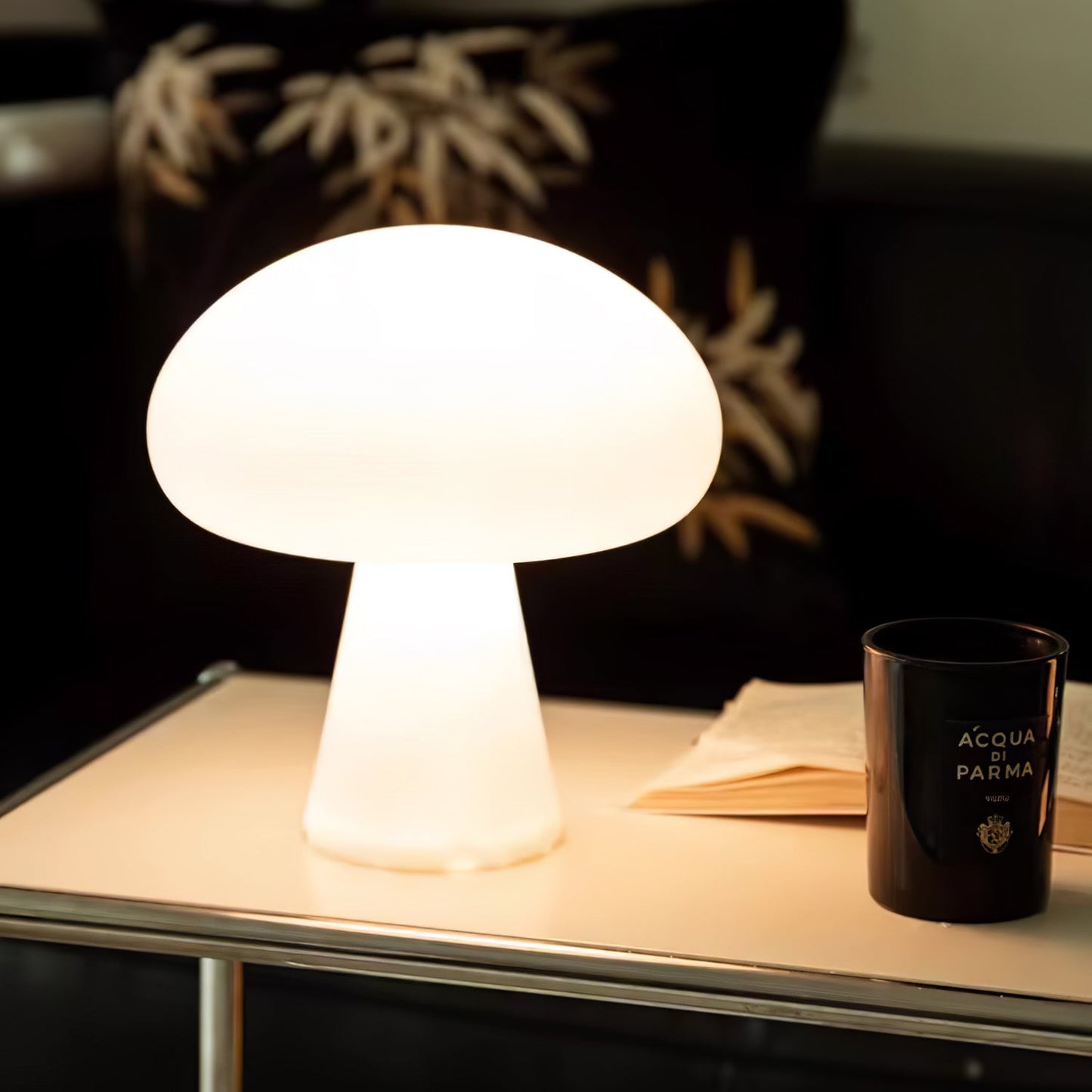 Obello Portable Built-in Battery Table Lamp ∅ 8.7″ x H 9.4″ / Dia 22cm x H 24cm / White / Three-Color Changing Light