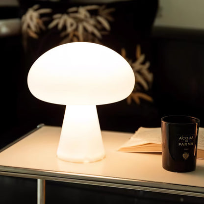 Obello Portable Built-in Battery Table Lamp ∅ 8.7″ x H 9.4″ / Dia 22cm x H 24cm / White / Three-Color Changing Light