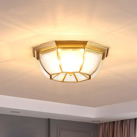 Bowl Shaped Brass Ceiling Lamp Ceiling lamp
