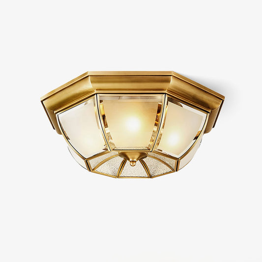 Bowl Shaped Brass Ceiling Lamp Ceiling lamp