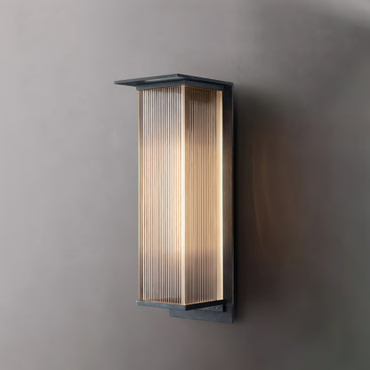 Oleron Box Outdoor Solar Wall Lamp Outdoor Lighting