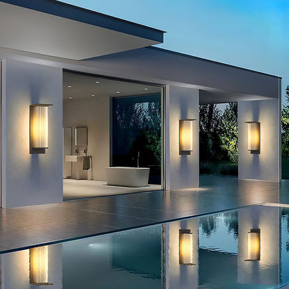 Oleron Box Outdoor Solar Wall Lamp Outdoor Lighting
