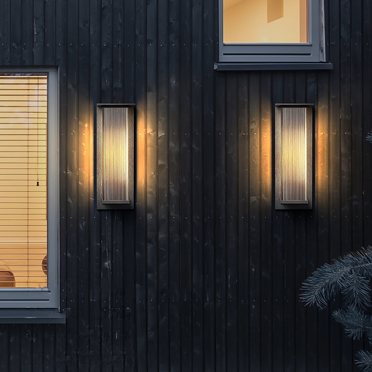 Oleron Box Outdoor Solar Wall Lamp Outdoor Lighting