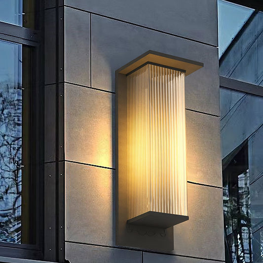 Oleron Box Outdoor Solar Wall Lamp Outdoor Lighting