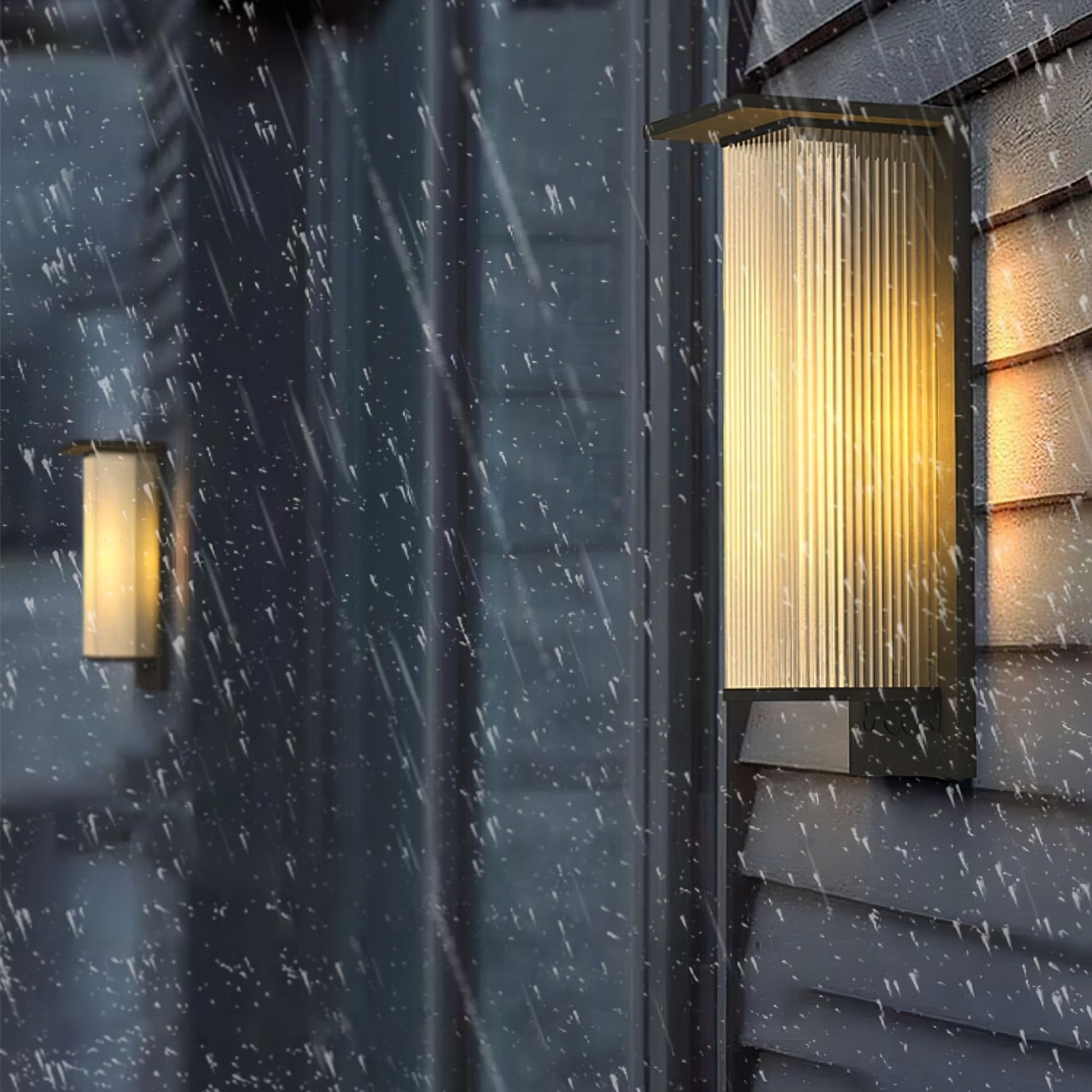 Oleron Box Outdoor Solar Wall Lamp Outdoor Lighting