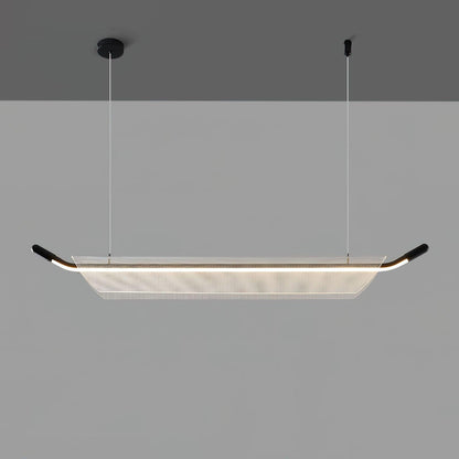 One Word Acrylic Pendant Light