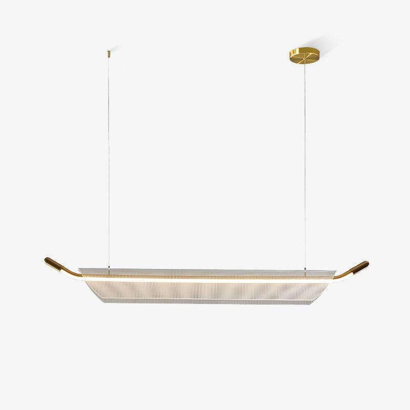One Word Acrylic Pendant Light