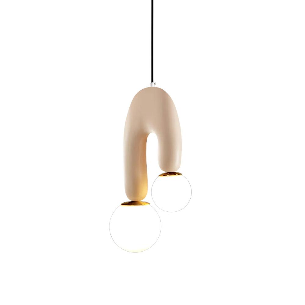 Oo Smooth Pendant Light ∅ 9.8″ x H 18.5″ / Skin pendant Lamp