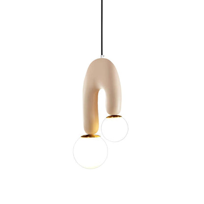 Oo Smooth Pendant Light ∅ 9.8″ x H 18.5″ / Skin pendant Lamp