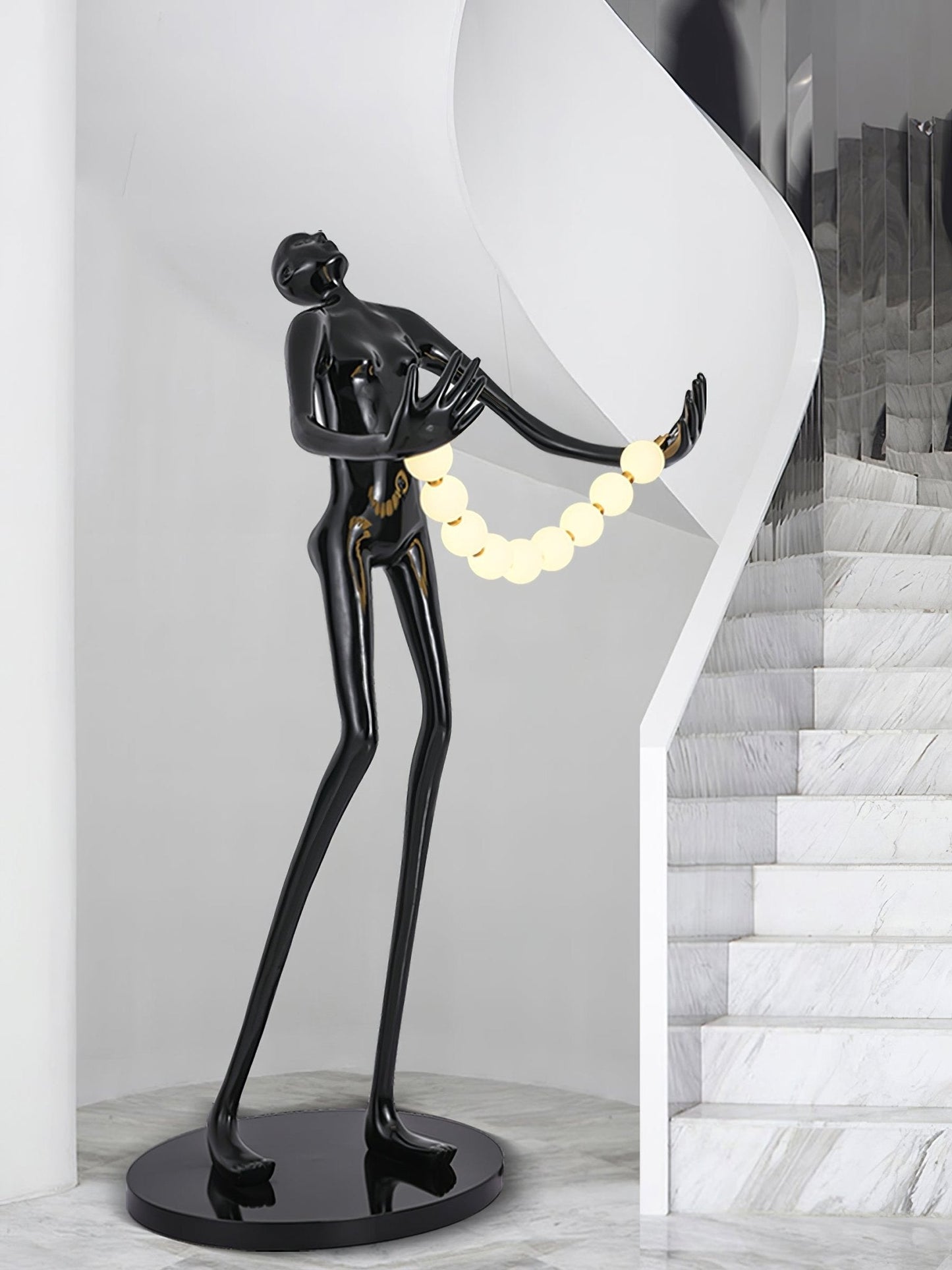 Orb Juggler Sculpture Floor Lamp Floor lamp