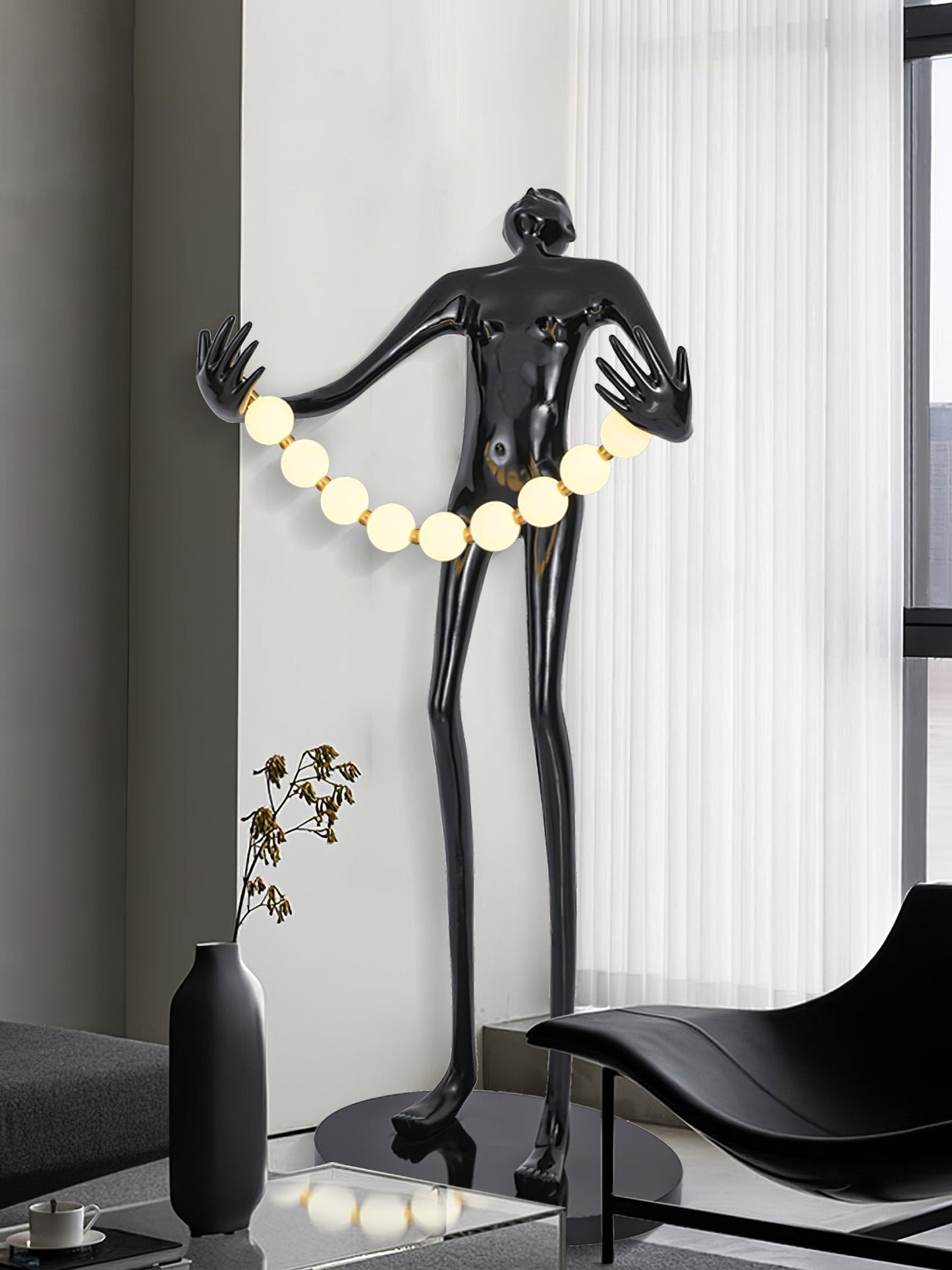 Orb Juggler Sculpture Floor Lamp Floor lamp
