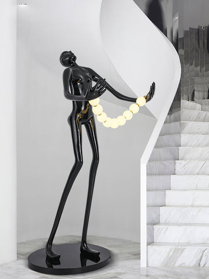 Orb Juggler Sculpture Floor Lamp Floor lamp