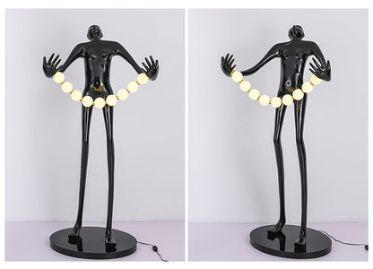 Orb Juggler Sculpture Floor Lamp Floor lamp