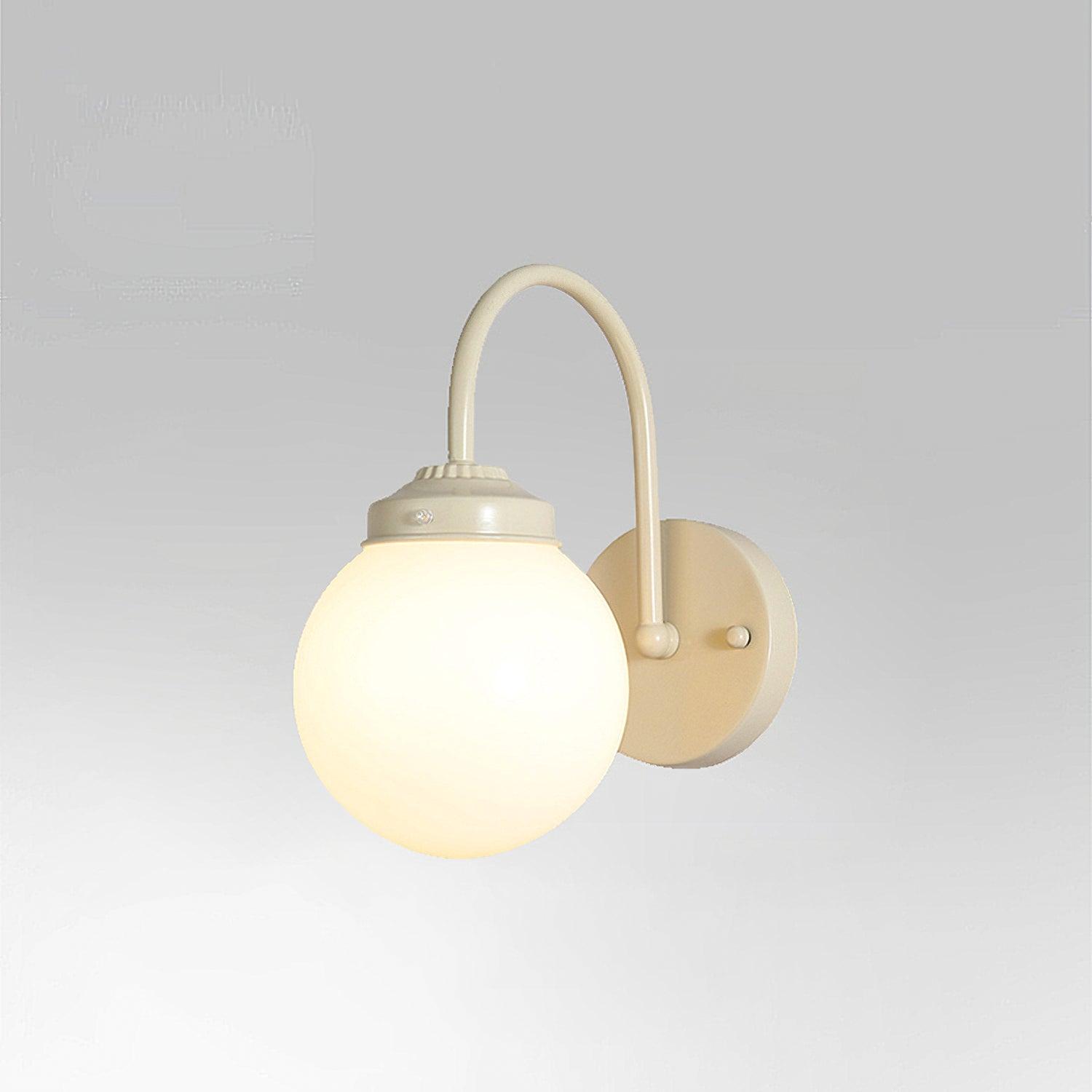 Orb Surface Wall Lamp ∅ 5.9″ x H 10.2″ / Dia 15cm x H 26cm / Beige Wall lamp