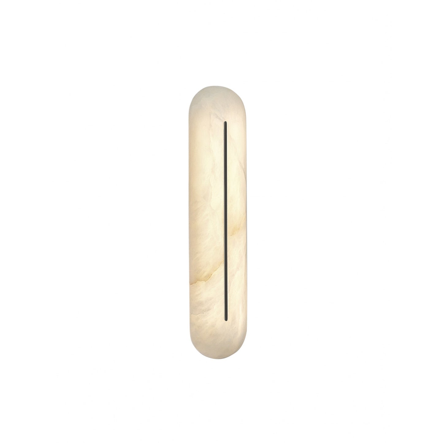 Orbison Wall Lamp ∅ 3.9″ x H 18.1″ / Black & White / Warm Light Wall lamp