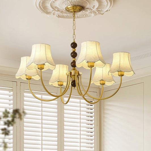 Orchid Fabric Chandelier Chandelier
