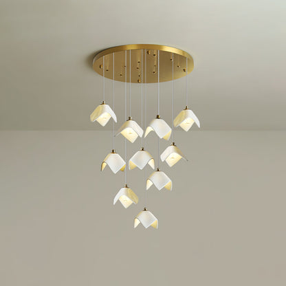 Orlani Cascade Stairs Chandelier