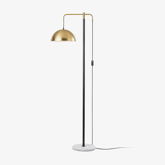 Otto Floor Lamp W 16.9″ x H 61″ / W 43cm x H 155cm / Gold & Black / US Plug Floor lamp